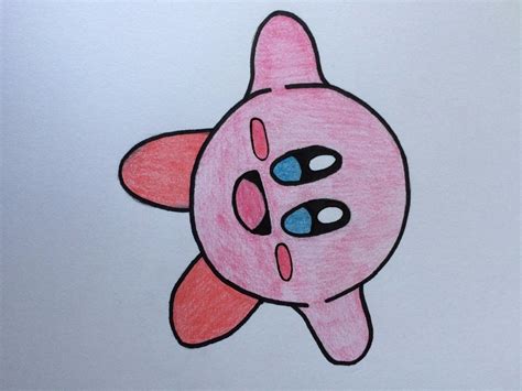 How To Draw Kirby 10 Steps With Pictures Instructables