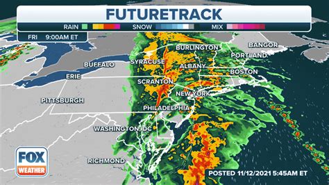 Northeast Faces Severe Weather Flooding Threat As Front Moves Through