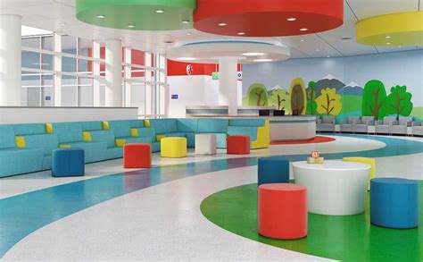 Colorful Childrens Hospital Waiting Room Nevins Climb Multi Level