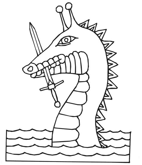 Sea Dragons Coloring Pages