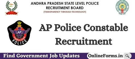 Ap Police Constable Recruitment Hall Ticket Post Apply Now