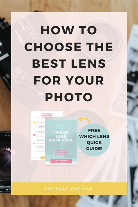 How To Choose The Best Lens For Your Photo Dslr Photography Tips
