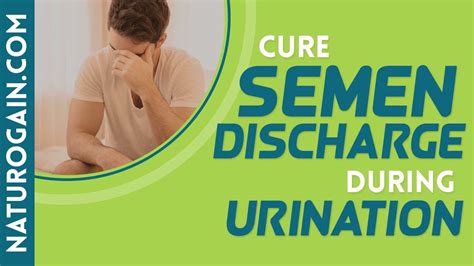 how to cure semen discharge during urination best natural treatment youtube