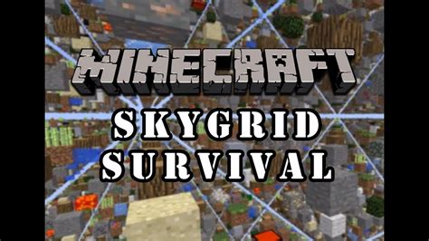 Skygrid Custom Map Minecraft Youtube