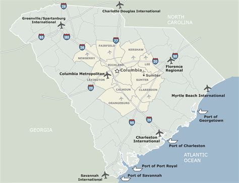 Newberry County Sc Economic Development Maps