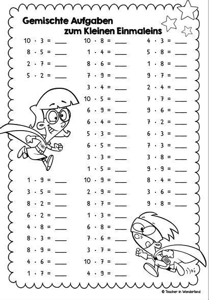 Das alphabet wird oft spielerisch vermittelt, um den kindern das lernen zu erleichtern. Ungefähr 60 Rechenblätter zum Kleinen Einmaleins gibt es in diesem Download. Sie können ...