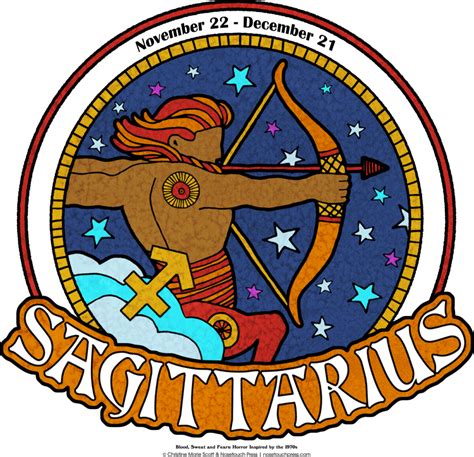 Sagittarius Whats Your Sign Nosetouch Press Blood Sweat And Fears