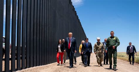 Trump Boasts About Wall During Visit To Southern Border The New York
