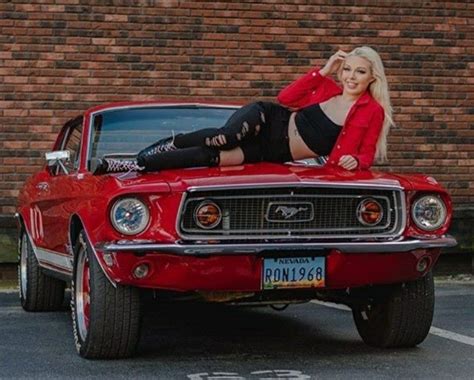 Pin By Ray Wilkins On Mustangs Mustang Girl Red Mustang Mustang