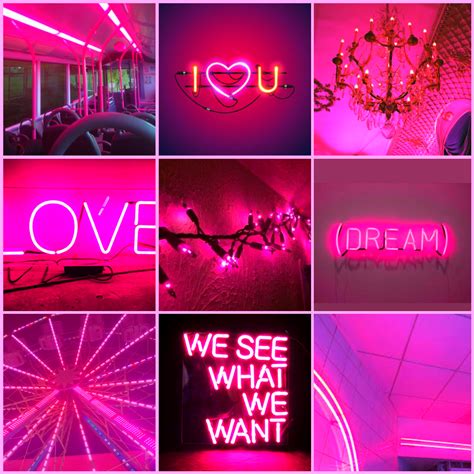 Love Pink Favorite Color Neon Signs Pink Pink Hair Roses