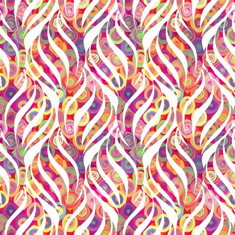 Abstract seamless pattern Floral oriental geometric line ornament ...