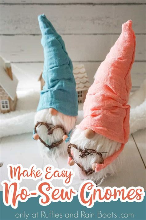 Easy No Sew Gnome Pattern You Can Use For Every Gnome Gnome Patterns