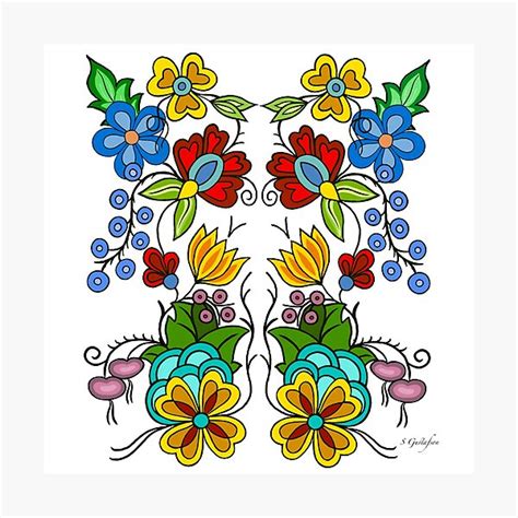 Traditional Ojibwe Floral Patterns Ubicaciondepersonascdmxgobmx