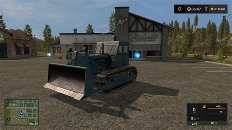 Bulldozer T 100 With A Blade V10 Fs17 Farming Simulator 17 Mod Fs