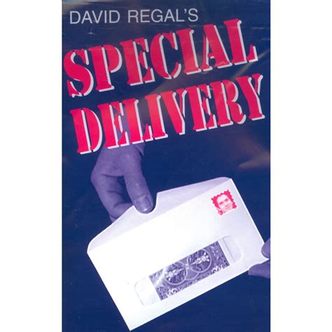David Regals Special Delivery Sic Verlag Und Sicond Hand