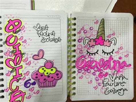 Caratulas Brus Notebook Covers Caligraphy Cute Doodles Smash Book
