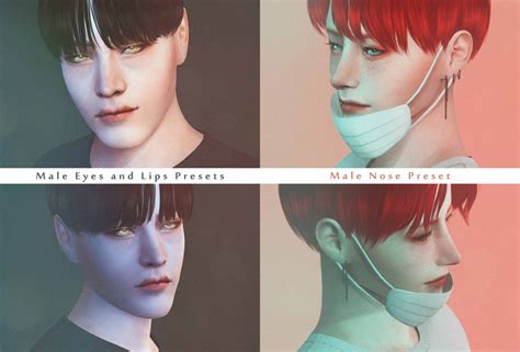 Sims 4 Male Presets Set The Sims Book