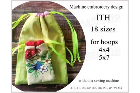 Bag In The Hoop · Creative Fabrica Machine Embroidery Designs