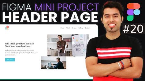 🔴 Create A Responsive Website Using Figma In Hindi Mini Project 20