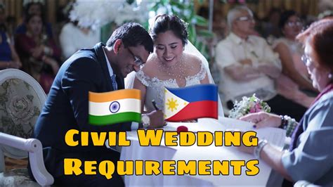 Indian Filipino Civil Wedding Requirements In Philippines Hydrhoze Vlogs Youtube