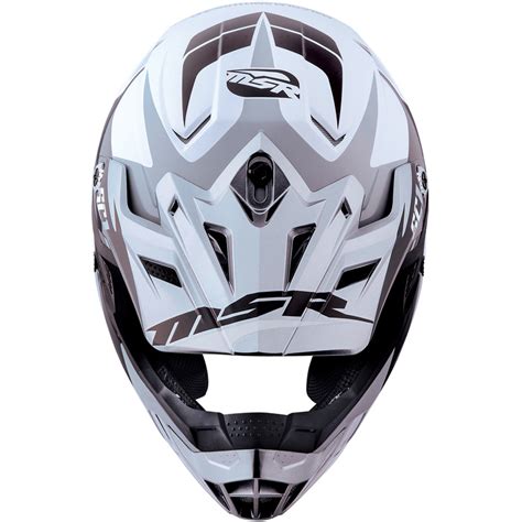Msr Sc1 Phoenix Helmet White Black Silver Sixstar Racing