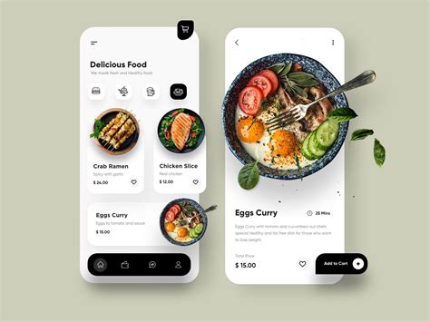 Food Mobile Application Ux Ui Design By Ghulam Rasool On Dribbble App