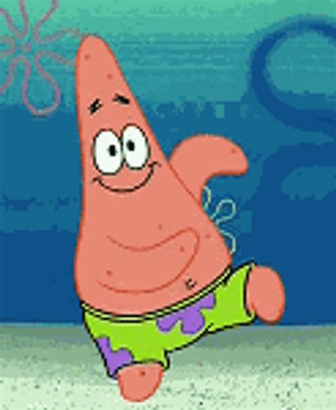 Spongebob Squarepants Patrick Star Happy Dance 