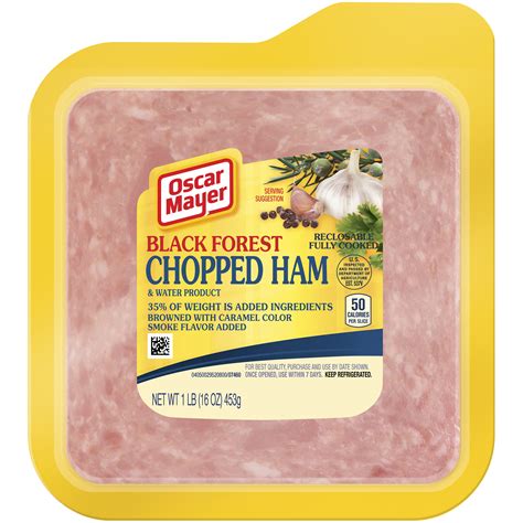 Oscar Mayer Black Forest Chopped Ham Cold Cuts 16 Oz Pack La Comprita