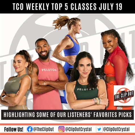 Tco Weekly Top 5 Listeners Favorite Classes The Clip Out