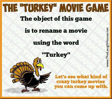 Www.pinterest.com maintain it timeless with our irresistible. Turkey Game! | Funny thanksgiving, Turkey games, Name games