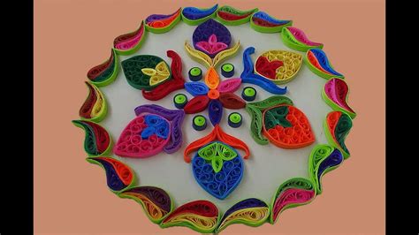 Paper Quilling Simple And Easy Rangoli Designs For Diwali 2023