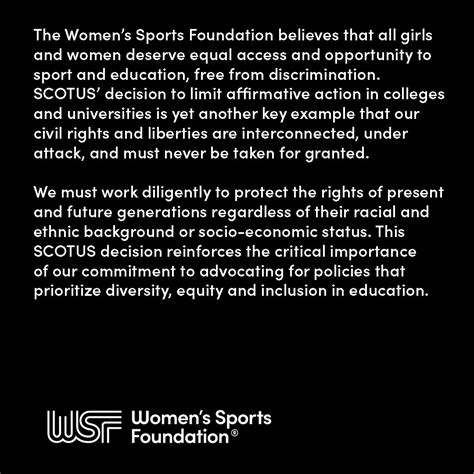 women s sports foundation posted on linkedin