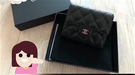Chanel card holder purse wallet. Unboxing- Chanel Classic Small Wallet Price $950 - YouTube
