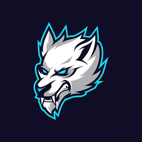 Wolves Mascot Esport Logo Vetor Premium