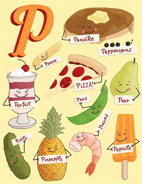 Foods that start with i: Food Alphabet Illustration - Food Illustration | Jennifer ...