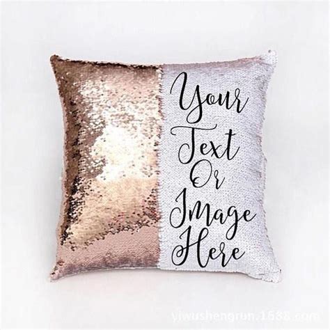 Custom Sequin Pillow With Name Stability Day By Day Account Image Bank
