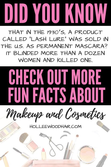 50 Fun Facts About Makeup And Cosmetics Amazing Cosmetics Makeup