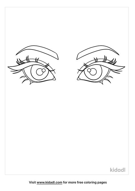 Coloring Pages About Eyes