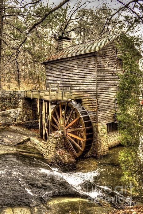 Beautiful Image Of This Old Grist Mill At Stone Mountain Park In