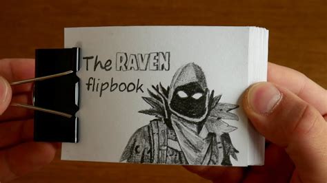 Fortnite Flipbook Dancing Raven Youtube
