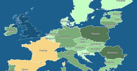 This Map Shows How Many People From Each Eu Country Live In The Uk And