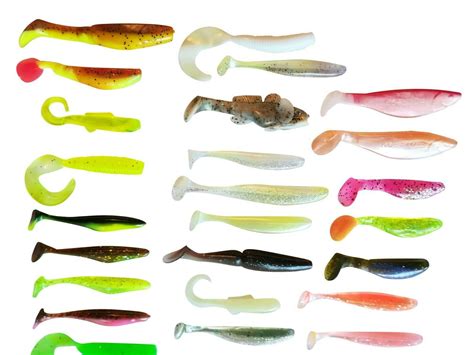 Gummifische Set Zander Barsch Hecht Relax Kopyto Twister Jigkopf K Der