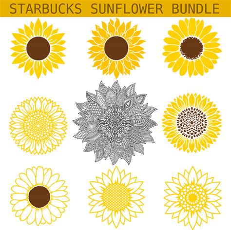 36+ Free Sunflower Svg Images Gif Free SVG files | Silhouette and