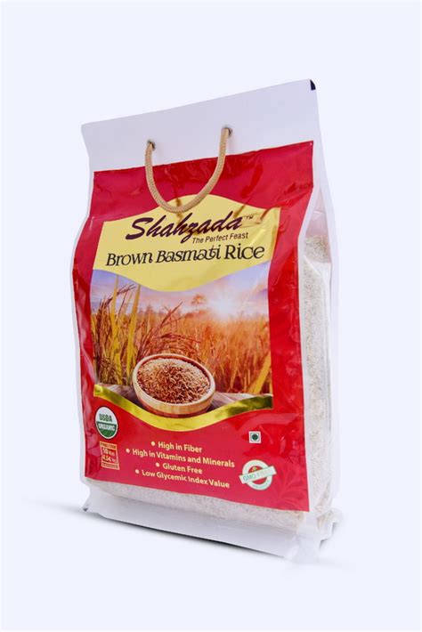 Shahzada Brown Basmati Rice 10 Lbs X 4 Bag Mega International Foods