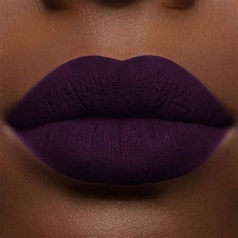 Dark Purple Matte Lipstick Long Lasting Matte Liquid Lipstick Purple