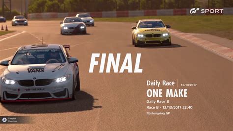In its debut season of 2018, it was named race car of the year at the professional motorsport world expo awards, and backed up the honor the next year with. GT Sport: BMW M4 Gr.4 at Nürburgring (Online Daily Race) - YouTube