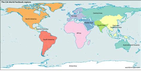 World Regions Map World In Maps