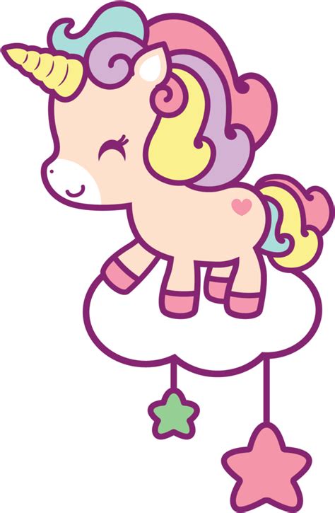 Download Happy Cloud Unicorn Cute Unicorn Stickers Hd Transparent