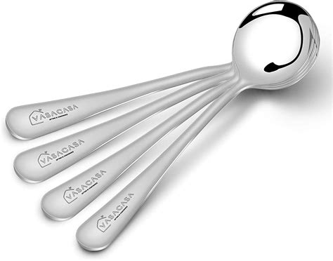 Vasa Casa Soup Spoons Round Serving Spoons For Cereal