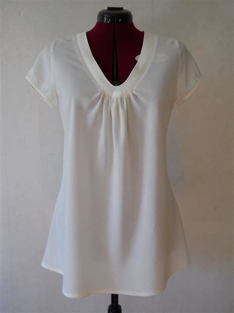 White bias cut blouse – Sewing Projects | BurdaStyle.com